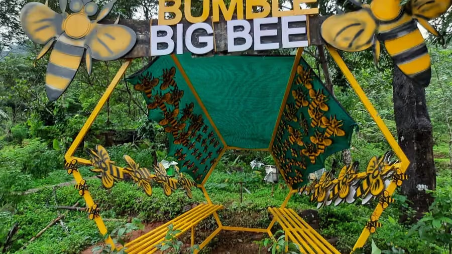 Bumble Big Bee attraction in the jungle